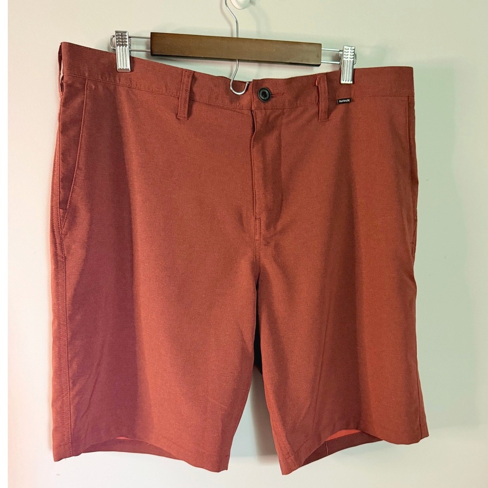 Hurley Shorts Men 36 Rust Excellent Nike Dri-FIT Hybrid Chino Walk Shorts